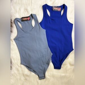 Plain ROYAL blue Bodysuit